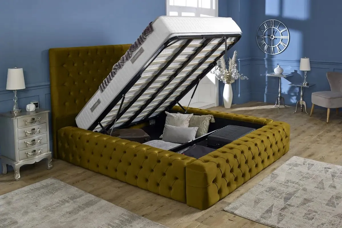 Ambassador Upholstered Ottoman Bed