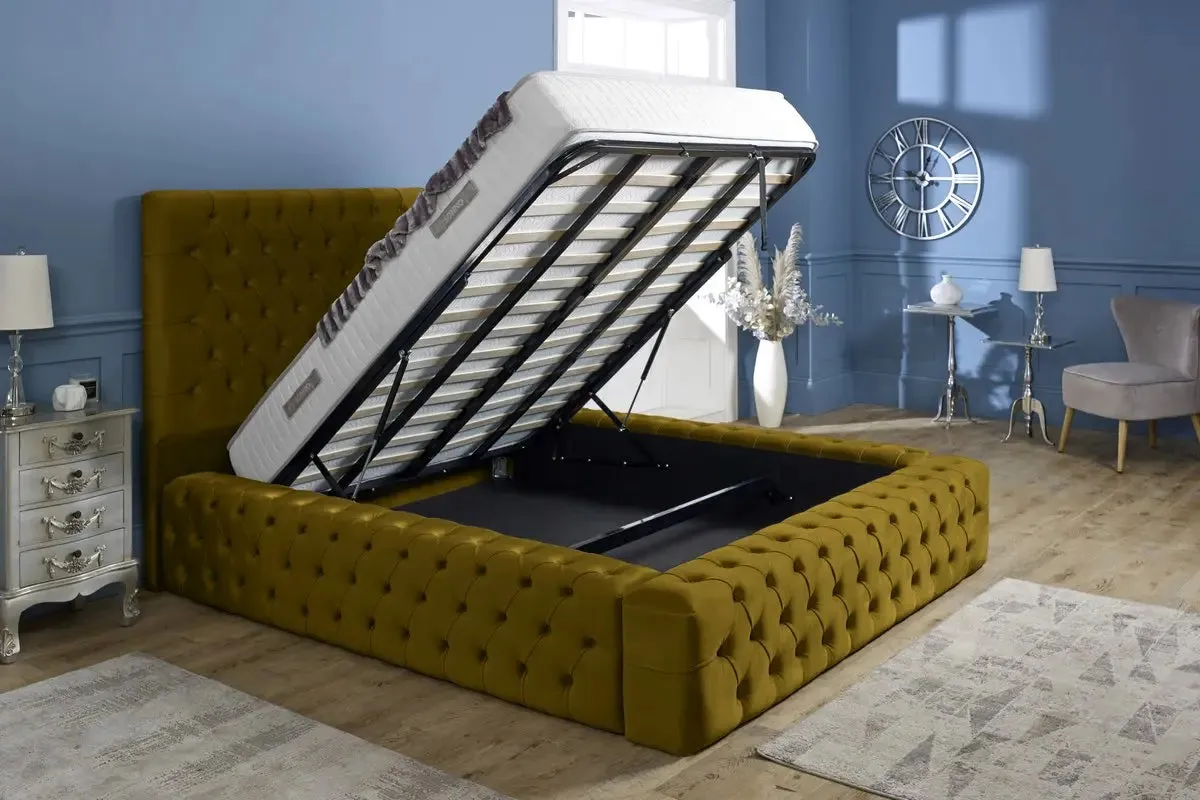 Ambassador Upholstered Ottoman Bed