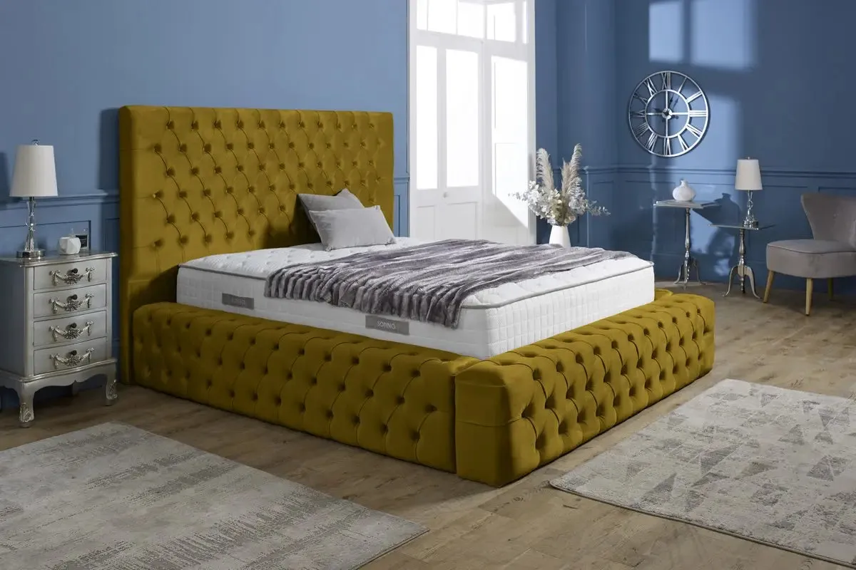 Ambassador Upholstered Ottoman Bed