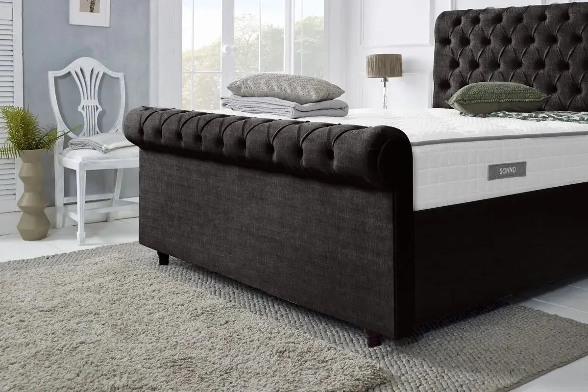 Berlin Upholstered Ottoman Bed