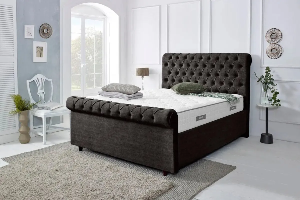 Berlin Upholstered Ottoman Bed