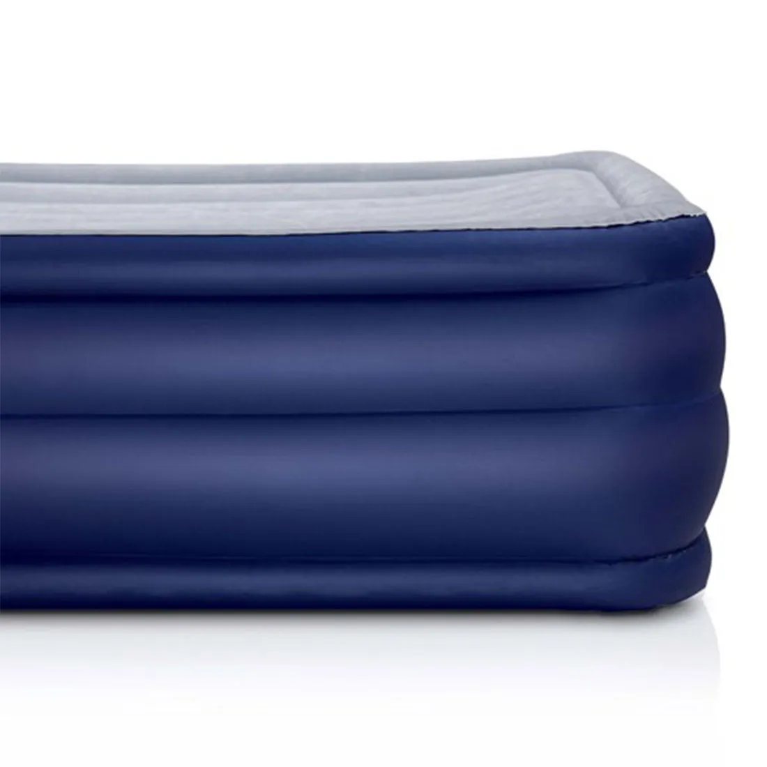 Bestway Queen Inflatable Air Mattress Bed Built-in Electric Pump Flocked Camping