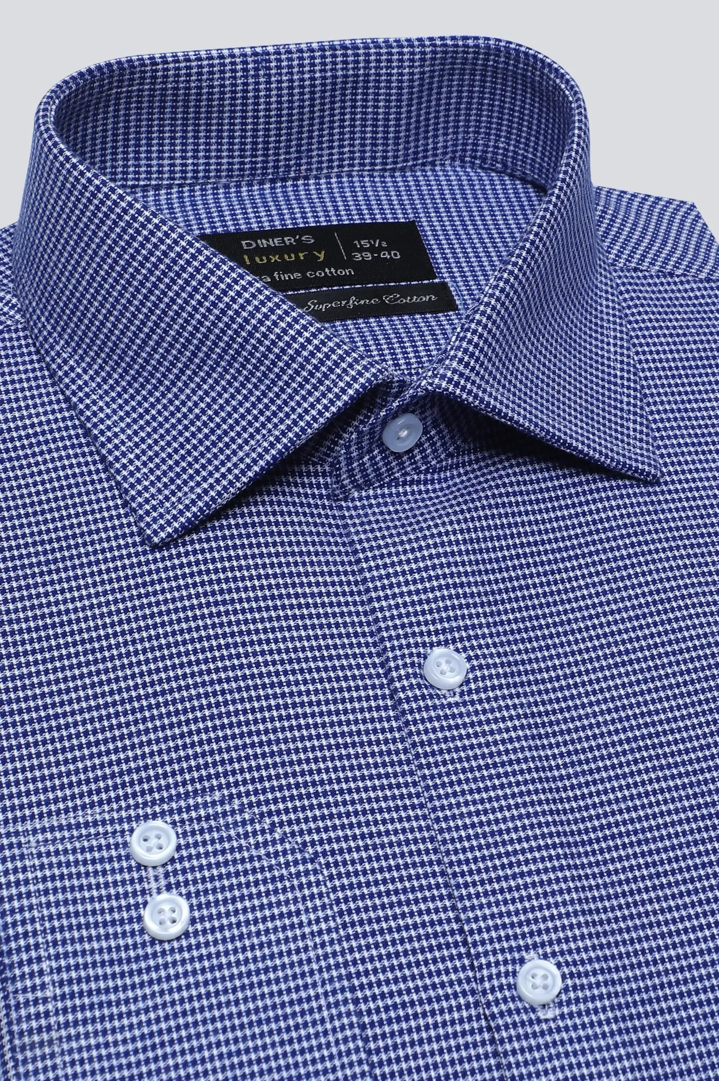Blue Texture Formal Shirt