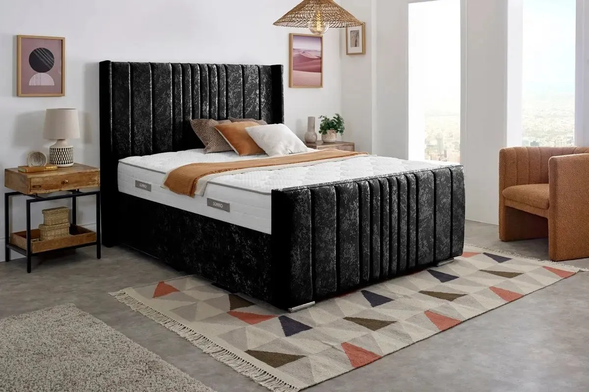 Cambridge Upholstered Ottoman Bed