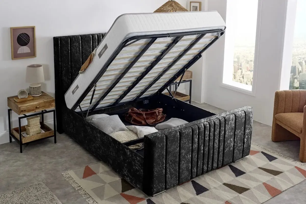 Cambridge Upholstered Ottoman Bed