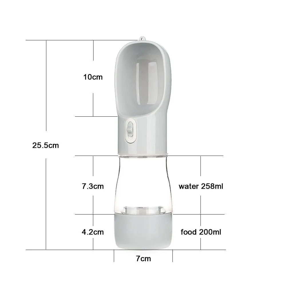 Dog's Travel Water Bottle with Spoon