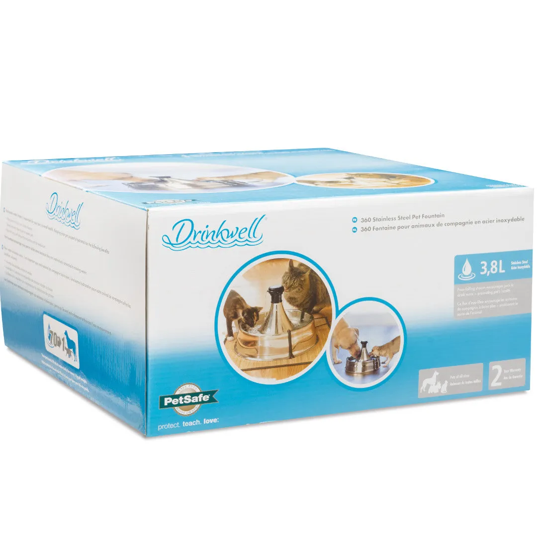 Drinkwell® 360 Stainless Steel Pet Fountain