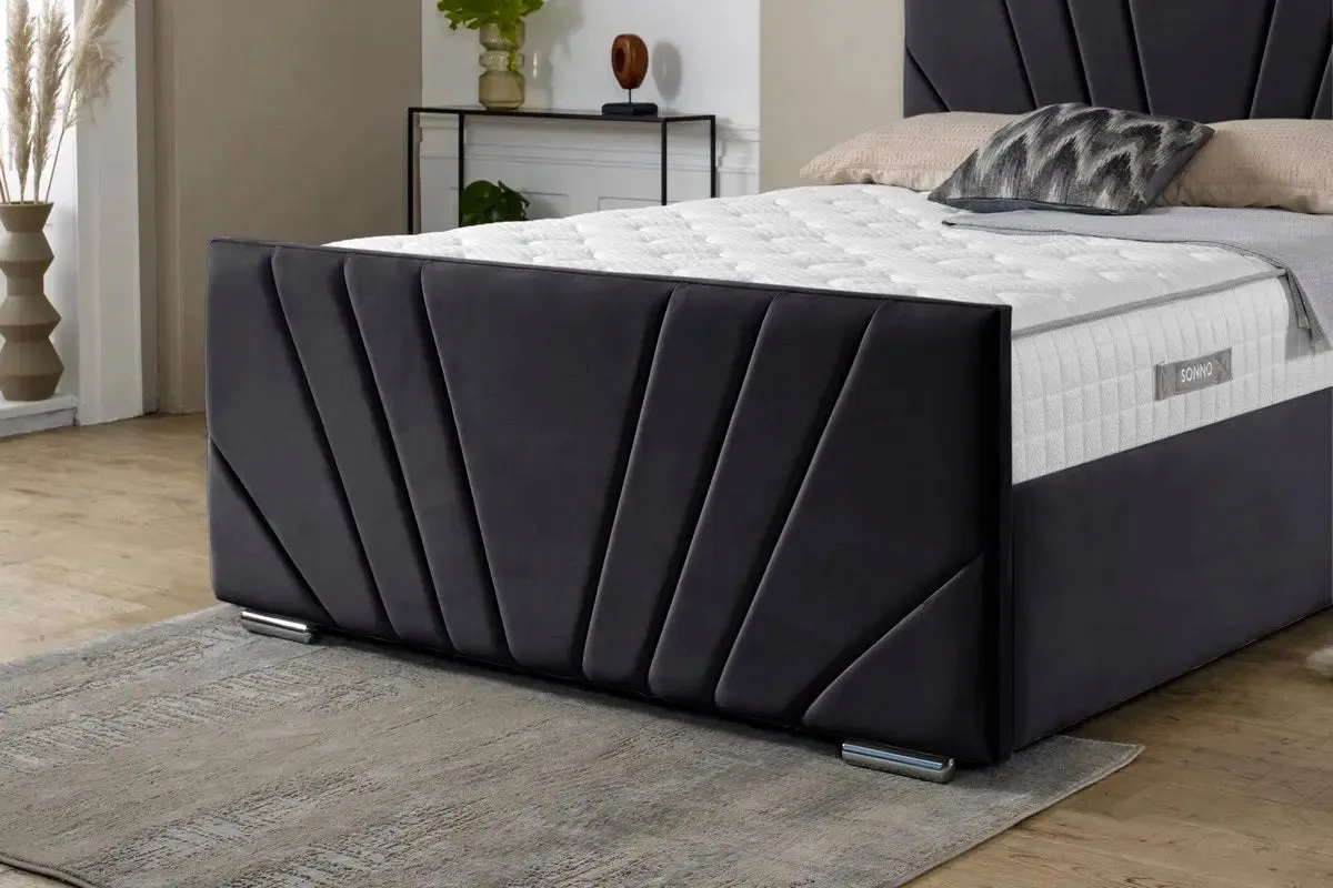 Fiji Sunrise Upholstered Ottoman Bed