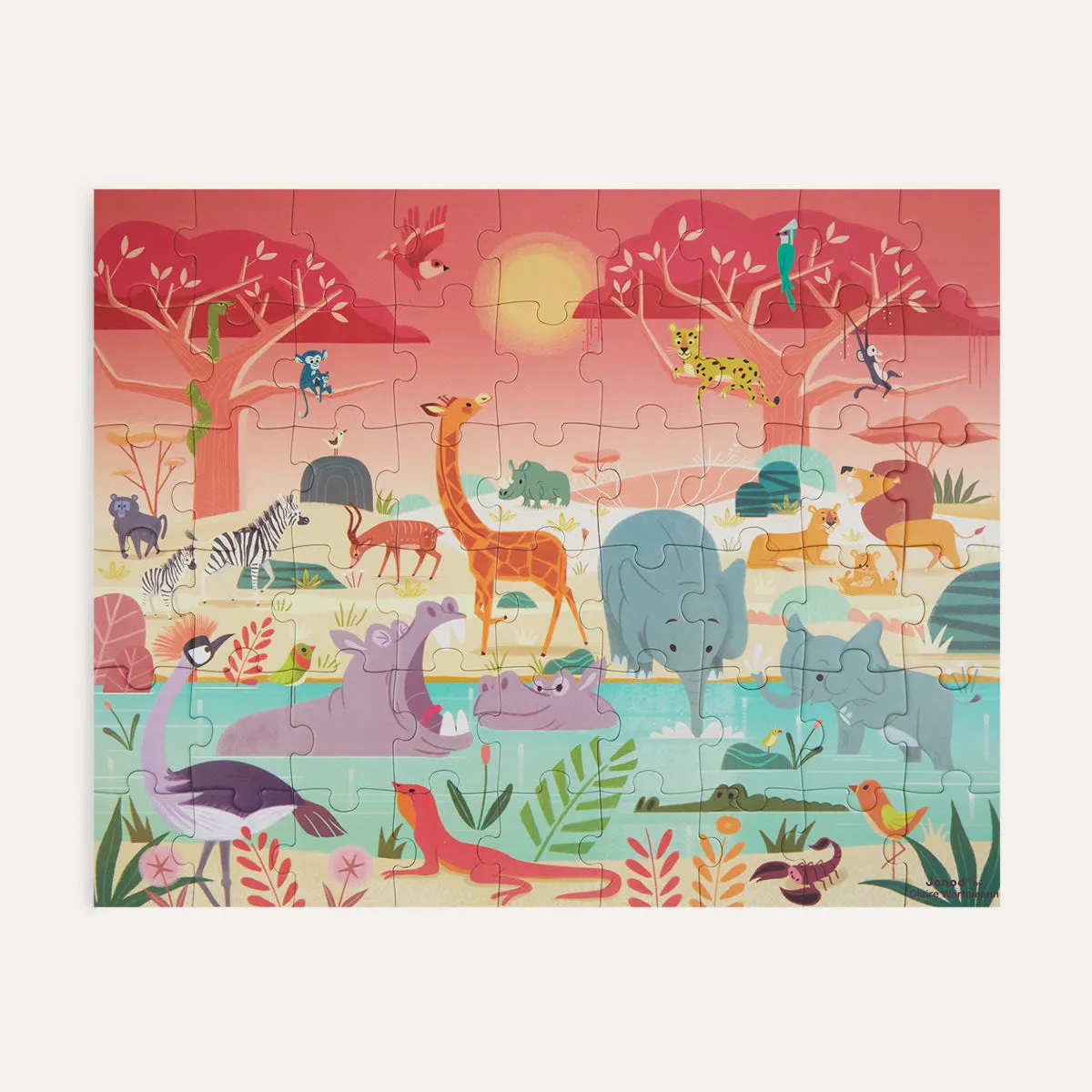 Janod Puzzle Animal Reserve