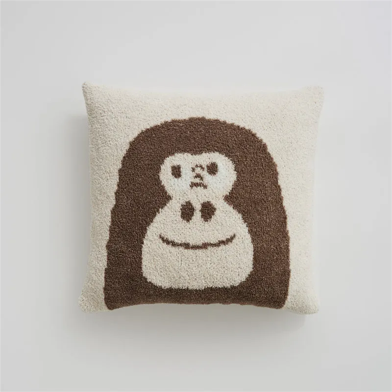 Kawaii Cartoon Gorilla Pillow Case