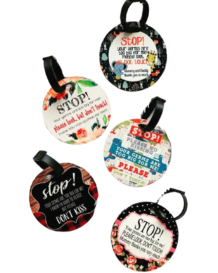 Lindsay's Creations, Double Sided Stroller Tags