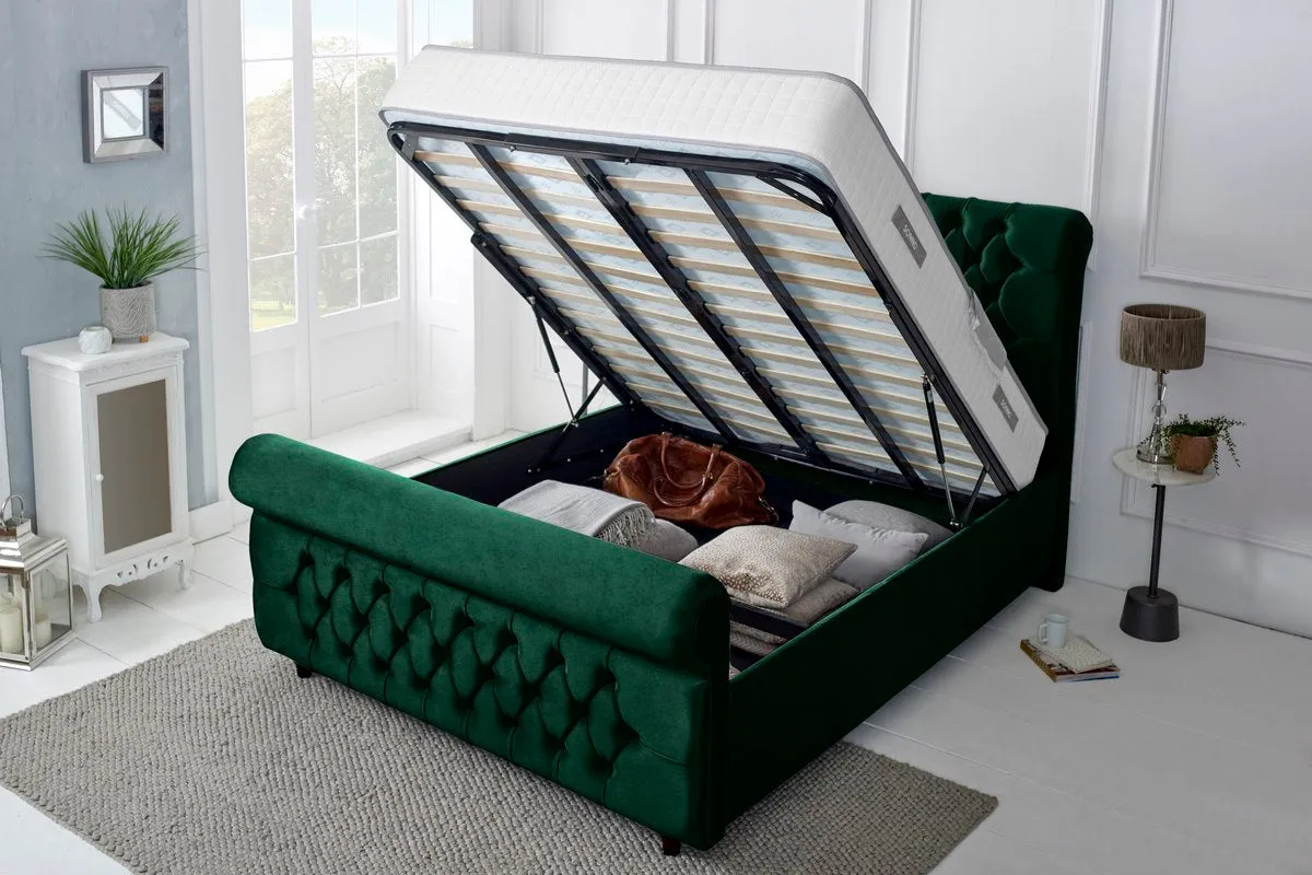 Melbourne Upholstered Ottoman Bed
