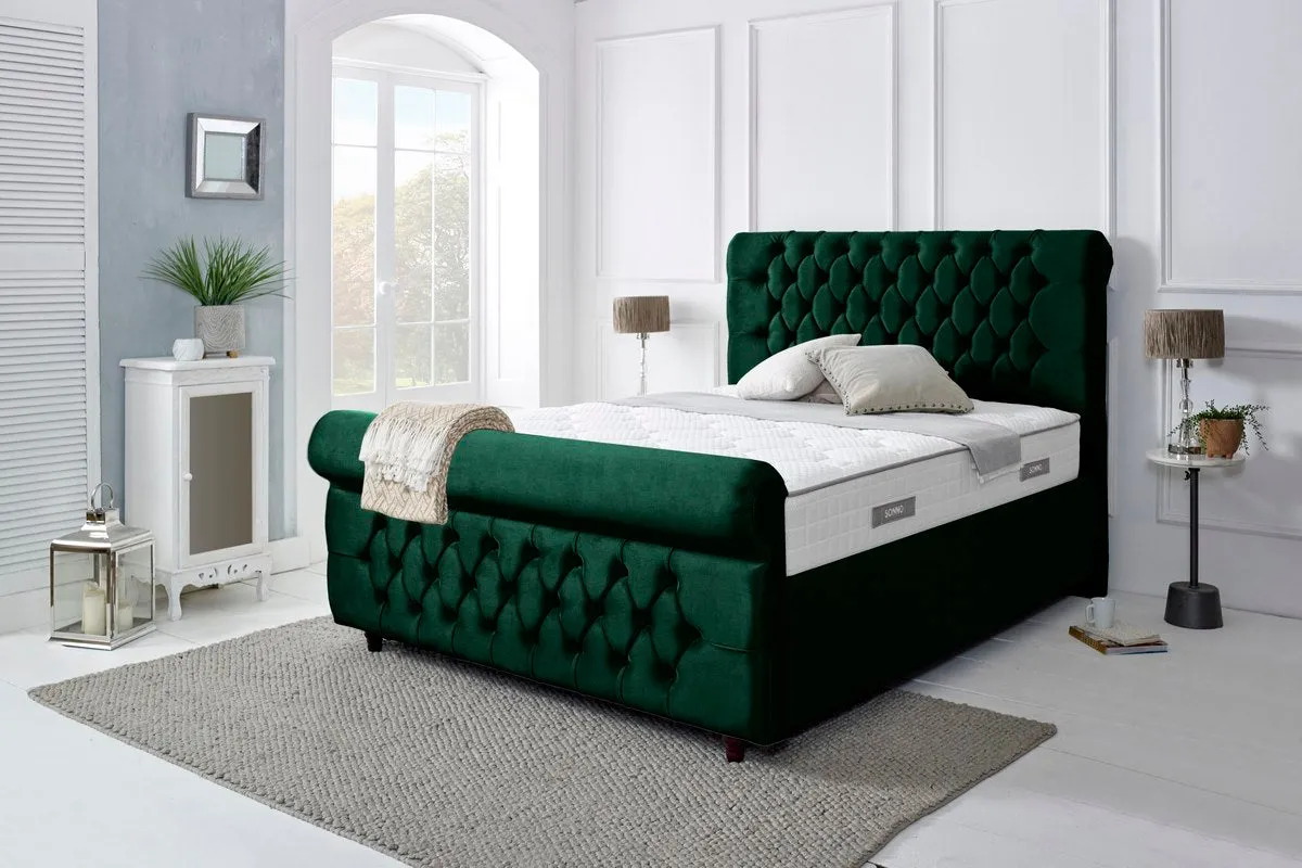Melbourne Upholstered Ottoman Bed