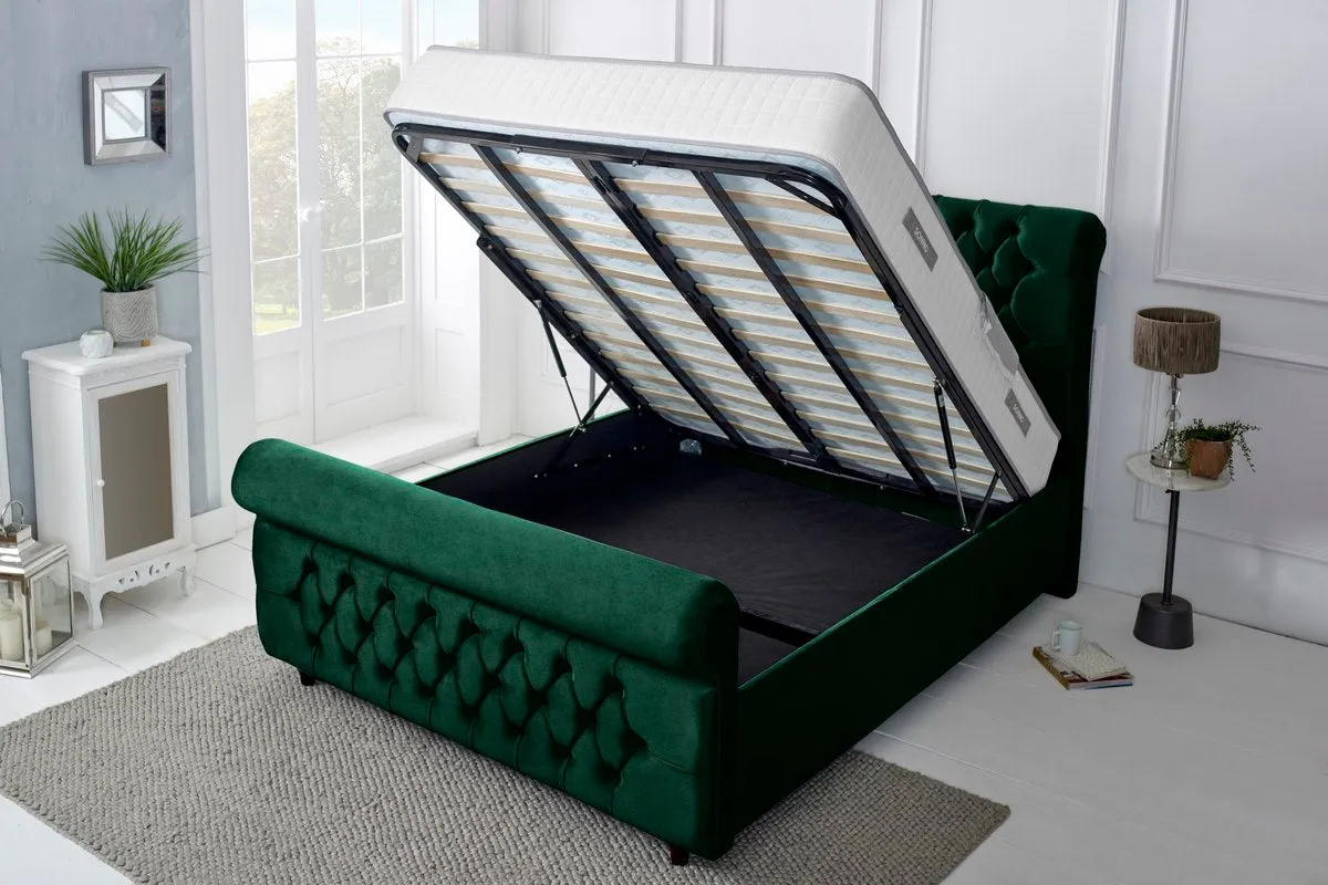 Melbourne Upholstered Ottoman Bed
