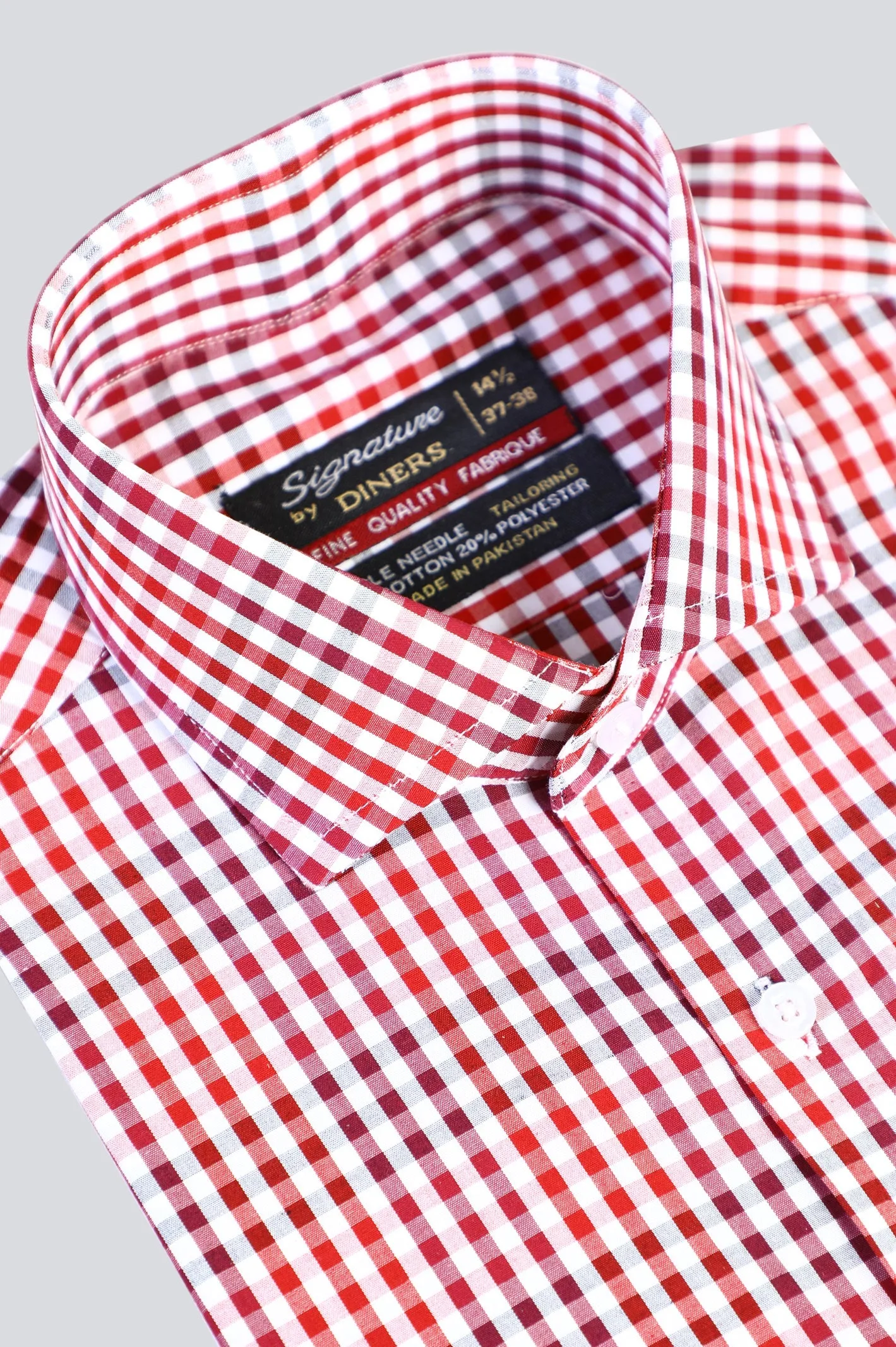 Multicolor Gingham Check Formal Shirt