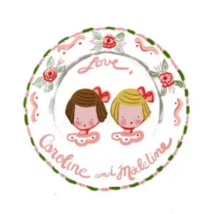 Multiple Children Sticker Gift Tags - Roses