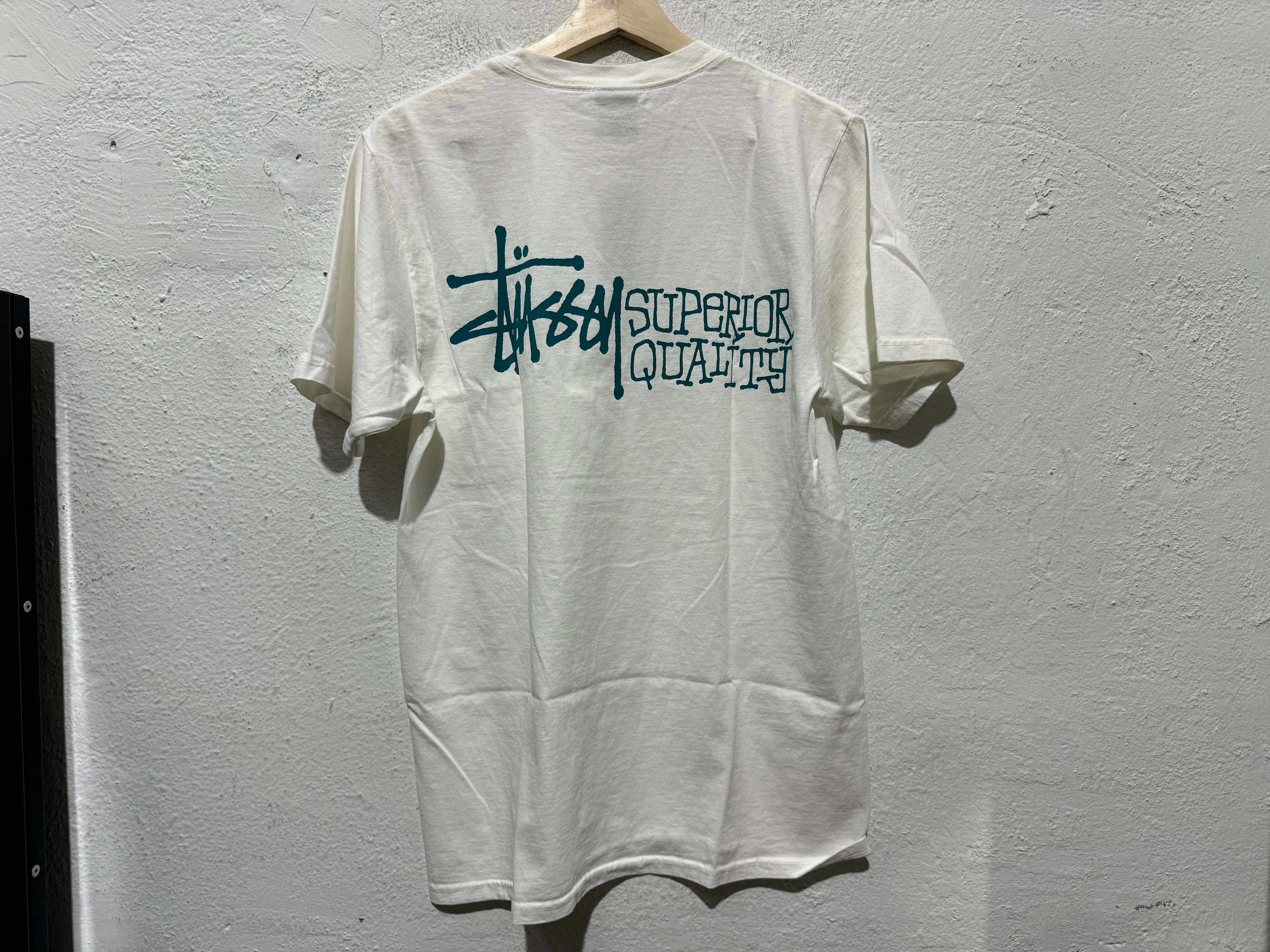 NEW Stussy Superior Quality Tee - Pigment Dyed White