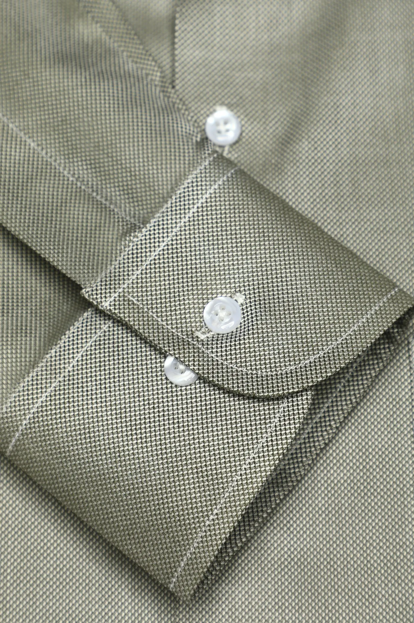 Olive Texture Formal Autograph Shirt