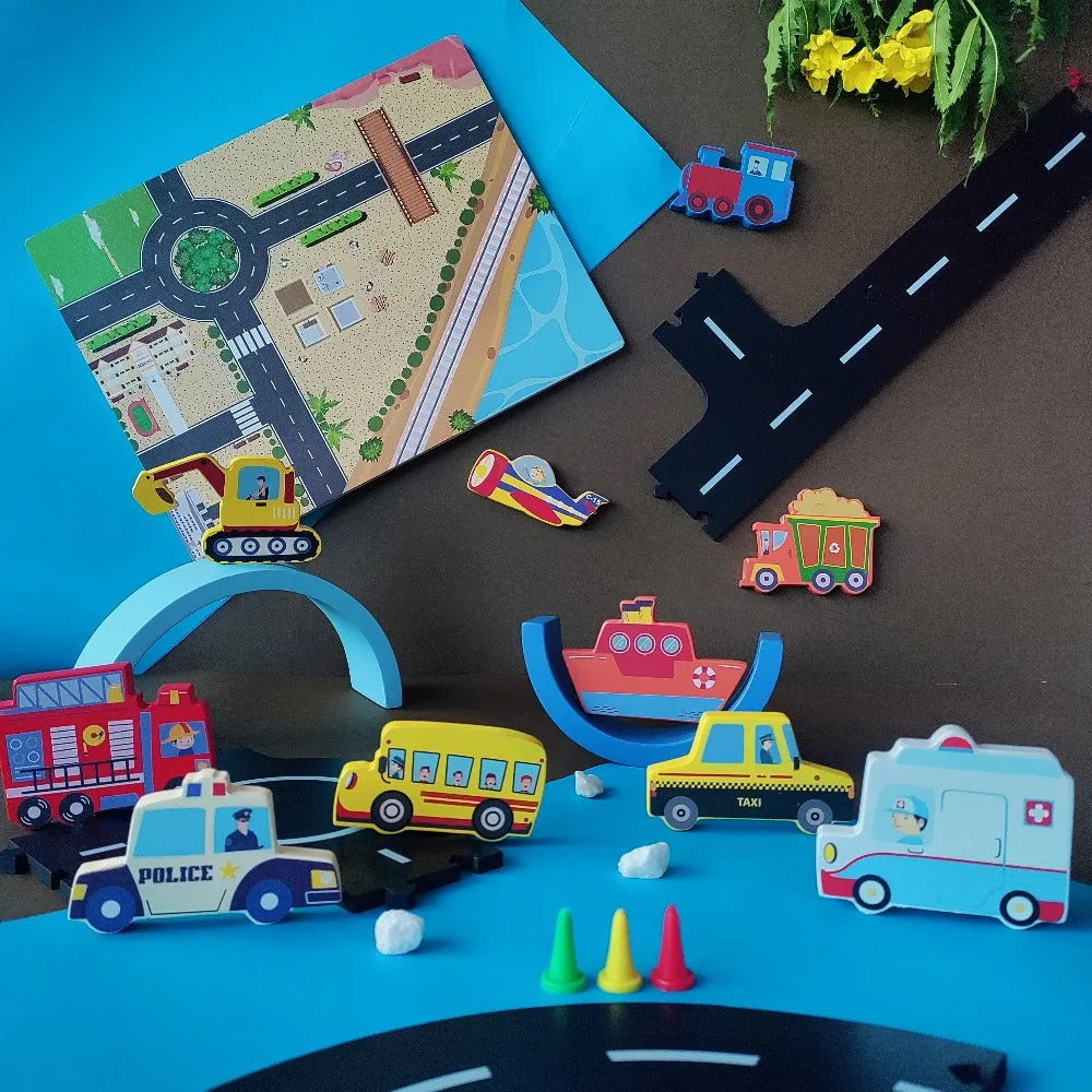 Open Ended Chunky Puzzle - Vehicles