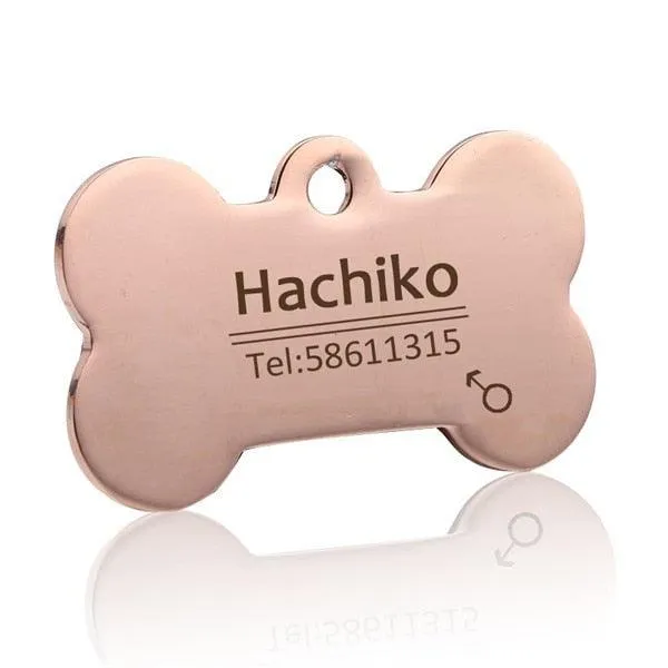 Personalized Stainless Steel Dog ID Tag