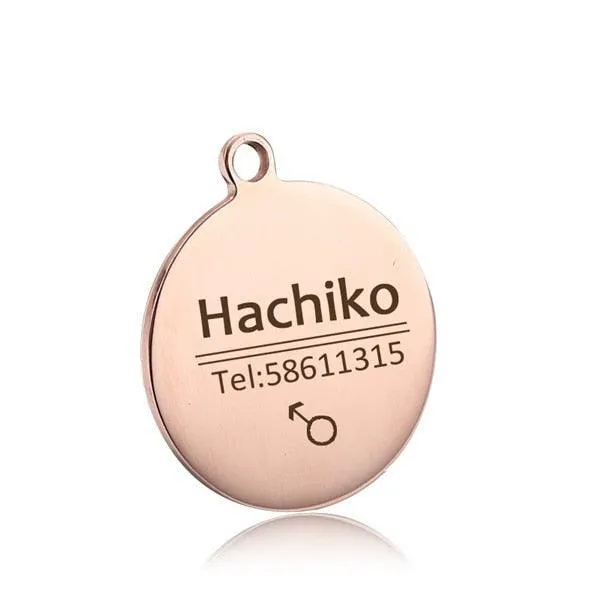 Personalized Stainless Steel Dog ID Tag