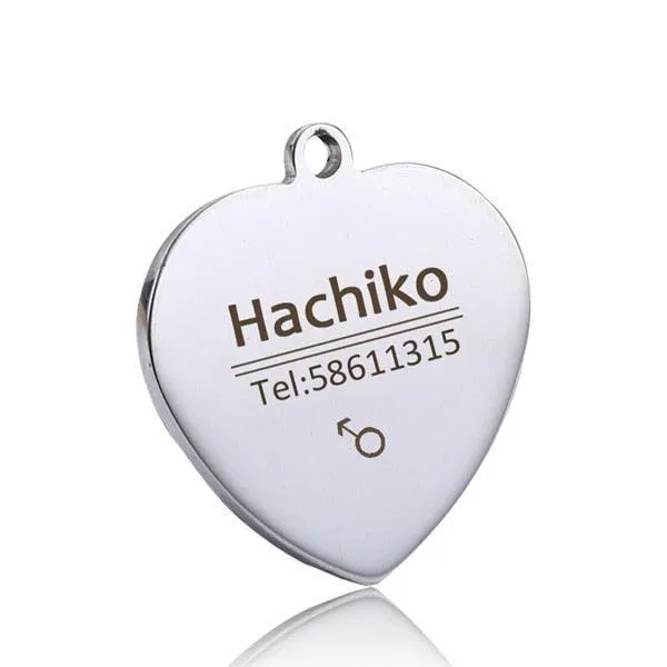 Personalized Stainless Steel Dog ID Tag