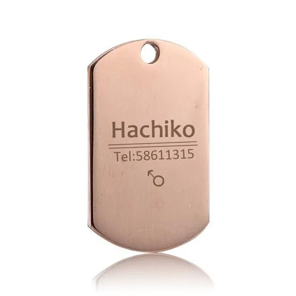 Personalized Stainless Steel Dog ID Tag