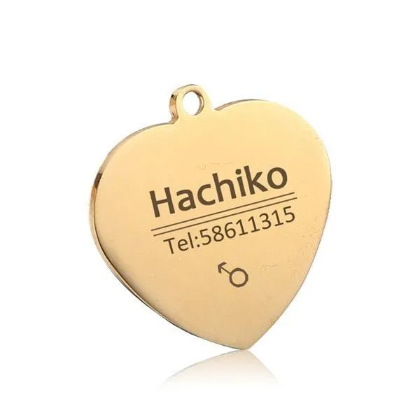 Personalized Stainless Steel Dog ID Tag