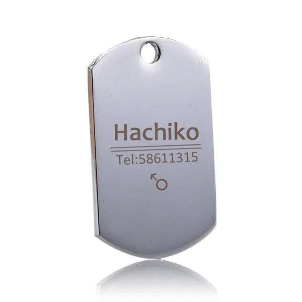 Personalized Stainless Steel Dog ID Tag
