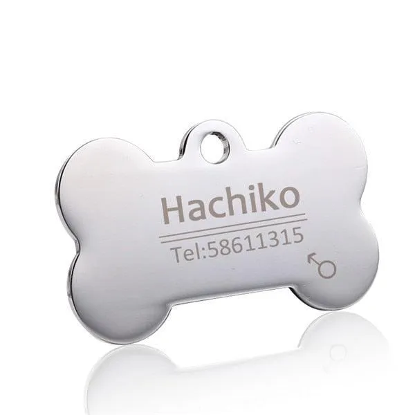 Personalized Stainless Steel Dog ID Tag