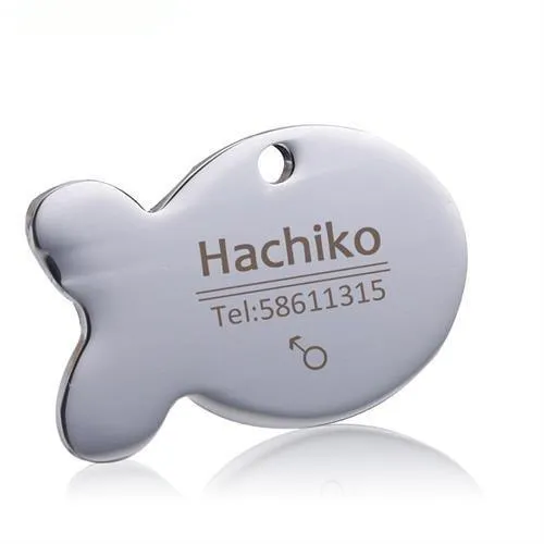 Personalized Stainless Steel Dog ID Tag