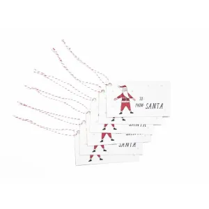 Santa Gift Tags (Set of 12)