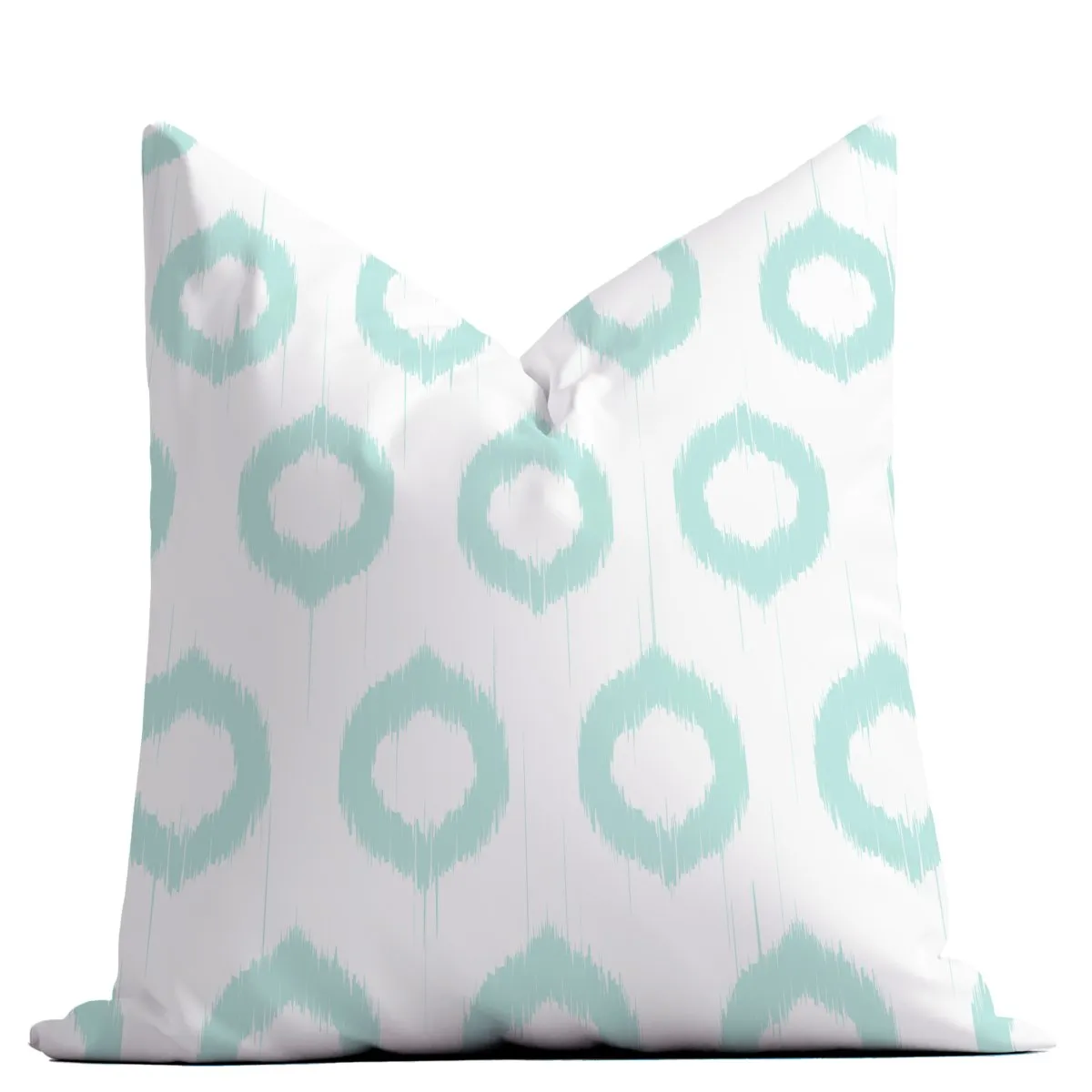 Southern Preppy Ikat Rings Nursery Pillow