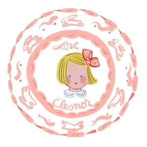 Sticker Gift Tags- Pink Bunnies