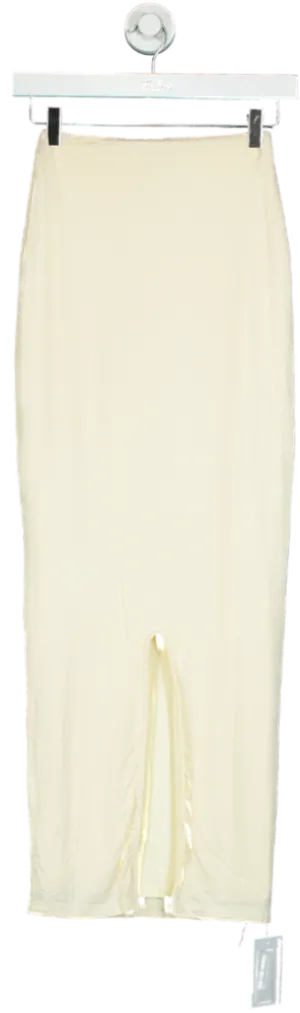 Thats So Fetch Cream Midi Skirt UK 4